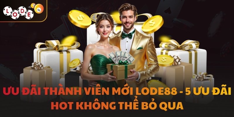 Ưu Đãi Thành Viên Mới LODE88 - 5 Ưu Đãi Hot Không Thể Bỏ Qua